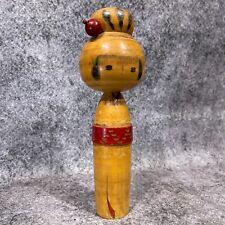 24cm Japanese KOKESHI Doll Vintage Wooden 9.5