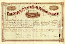 Sixth Avenue Railroad Co. - Railroad Stocks picture
