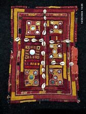 Vintage indian Banjara textile kutchi mirror antique ethnic rabari boho patch 23 picture