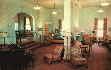 Vintage Postcard 1957 View Of Comfortable Lobby Seaside Hotel Ocean Grove NJ picture