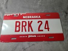 Berkshire Hathaway 2024 Nebraska Metal License Plate Rare 2024 Warren Buffett picture