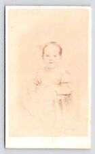 c1860s~Boston Massachusetts MA~Child in Chair~CDV Antique Photo Portrait picture
