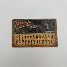 Vintage 1990s Disney Disneyland Indiana Jones Adventure Know the Code Card picture