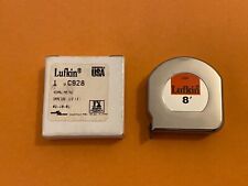 NOS - LUFKIN No. C928 MEZURALL 1/2” X 8 FT. CHROME CLAD TAPE RULE W/BOX - U.S.A. picture