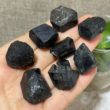 8pcs Natural Black Tourmaline Crystal Stone Gem Original Mineral Specimen 88g a9 picture