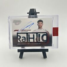 2022 Topps Dynasty Pierre Gasly 1/2 Car on Card + Triple Patch picture