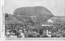 Postcard 1908 Missouri St. Louis Famous Strobel airship people MO24-1595 picture