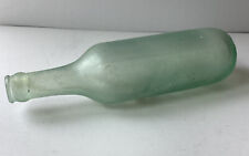 antique torpedo bottle, agua green color, air bubbles  picture