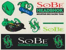 Vtg 2000's SOBE ENERGY DRINK BMX Skateboard Mountain Bike Decal Sticker Sheet picture