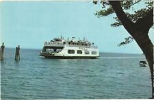 Ship, MV Champlain, Most Beautiful Ferry Crossing North America Postcard picture