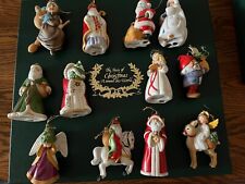 “Franklin Mint” Faces Of Christmas Around The World Porcelain Ornaments w/cards picture