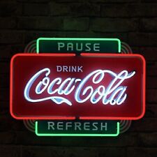 New Coca Cola Pause Drink Refresh Coke Neon Sign 20