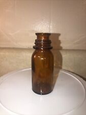Antique Amber Glass Medicine Bottle picture