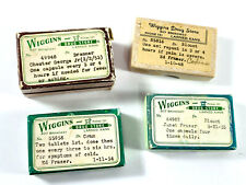 Lot (x4) Wiggins Drug Store 40s 50s Pill Medicine Boxes Codine Larned KS kansas picture