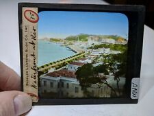 Colored Glass Magic Lantern Slide ANW View RIO DE JANEIRO THE WATERFRONT picture