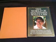 The World Of Tennessee Williams Rare Signed Autograph Limited Edition Large Book picture