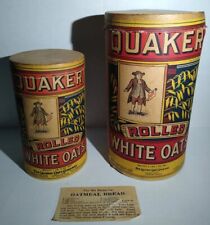 RARE Original 1896 Quaker Oats Container Cracker Barrel Decor Americana Antique picture
