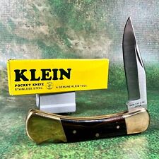 Vintage Klein Tools 44035 Japan Mini Lockback Pocket Knife, NOS picture