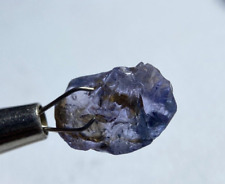 AA Fine Pleochoric Natural Tanzanite Crystal Rough Gemstone 5.67 Carats Bi Color picture