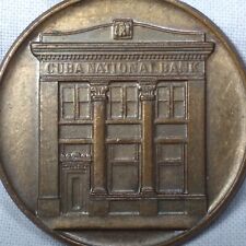 Cuba National Bank Allegany County, NY 100 YEARS 1855-1955 Bronze Key Chain Fob picture
