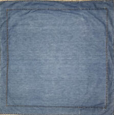 Vintage Eddie Bauer Home Denim Euro Pillow Sham Blue Cotton Square Cover Jean picture