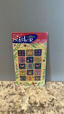 Sealed vintage Forget Me Not Floral Flower Garden Stickers NEW birdhouse birds  picture