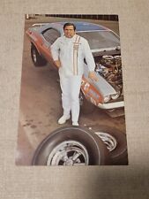 1970'S DICK LANDY Postcard 1970 DODGE CHALLENGER Drag Racing Vintage  picture