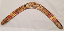 Boomerang: Hand Crafted Australian: Wood  Hand Painted Aboriginal Symbol picture