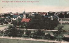 Vintage Postcard 1909 Bird's Eye View From High School Building Wadena Minnesota picture