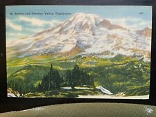 Vintage Postcard1946 Mt. Ranier & Paradise Valley Washington picture