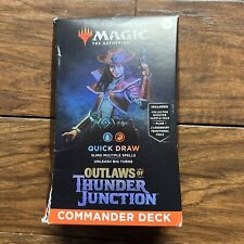 Magic The Gathering Outlaws of Thunder Junction Quick Draw Commander Deck *NEW* picture