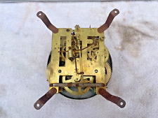 Vintage  Brass Clock Ogee Movement Parts Restore picture