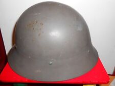 Vintage Swedish Army / Military M26 Steel Helmet Medium 54-58 picture