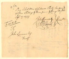 Oliver Ellsworth signed Revolutionary War Pay Order - 1770's dated Revolutionary picture