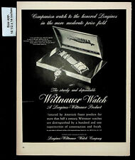 1947 Longines Wittnauer Watch Gift Set Box Jewelry Men Vintage Print Ad 30018 picture