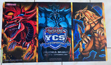Yu-Gi-Oh - OFFICIAL PLAYMAT PLAYMAT - 3 GODS SLIFER YCS BRUSSELS - 2013 picture