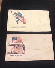 “ 2” Original Unused Civil War Era Cover Envelope Illustrated picture