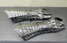 Medieval Nazgul Gloves Set - Silver Nazgul Gauntlets Steel - Costume Gloves picture