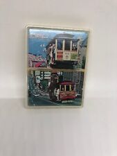 Vintage San Francisco Playing Cards Cable Car Trolley Unopened Set of 2 picture