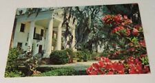 1960s postcard front entrance of Boone Hall Plantation house Charleston SC picture