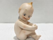 Vintage Lefton Kewpie Baby Playing with Toes Porcelain Bisque Figurine - KW913N picture