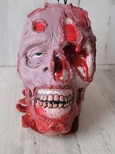 Halloween Bloody Zombie skull face head life-size scary prop decor picture