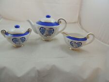 THE PILLSBURY DOUGHBOY Porcelain Tea Set With Tea Pot Creamer Sugar Danbury 2003 picture