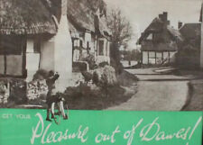Get Your Pleasure Out Of Dawes. Vintage Bicycle Advertising Poster c1950 picture