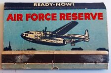 US AIR FORCE RESERVE MATCHBOOK COVER 452nd Wing Troop Carrier picture