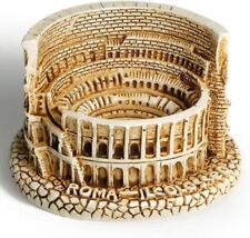 Mini Ancient  Roman Colosseum Sculpture Italian Resin Carved Architecture Décor picture