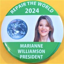 2024 Marianne Williamson for President Campaign Button  2.25