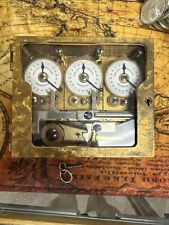 Antique Sargent & Greenleaf Brass Safe Lock NY With Key Serial H-120 picture