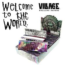 25 Pack (Full Box) - Village Rolling Papers - Skull Design -  picture