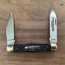 Vintage 1988 Winchester USA 2880 1/2 Swell Center Moose Pocket Knife picture